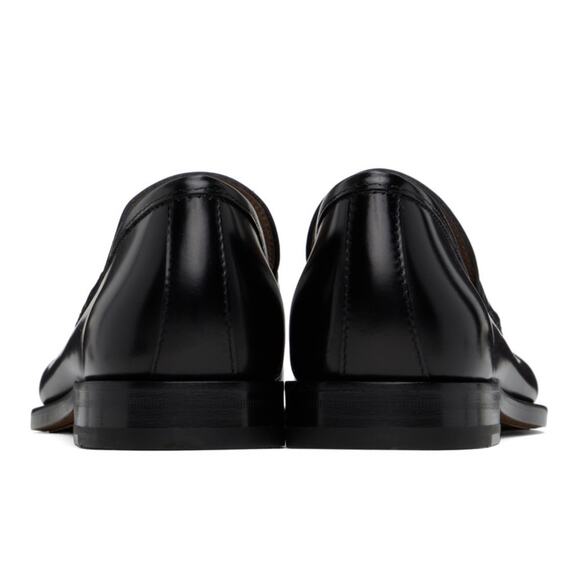 Ferragamo Rolo Gancini Black Calf Leather Loafers Men’s 11.5/ US 12.5 main image 6